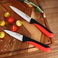 thumbnail image 4 of Hecef Knife Set, 13-Piece Satin-finished Sharp and Rust-Proof Kitchen Knife Set with Sharpener, 4 of 11