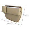 thumbnail image 3 of TopLLC Car Seat Filler Organizer, Multifunctional Car Seat Organizer, Auto Console Side Storage Box , Car Organizer Front Seat For Holding Phone, Sunglasses, 3 of 5