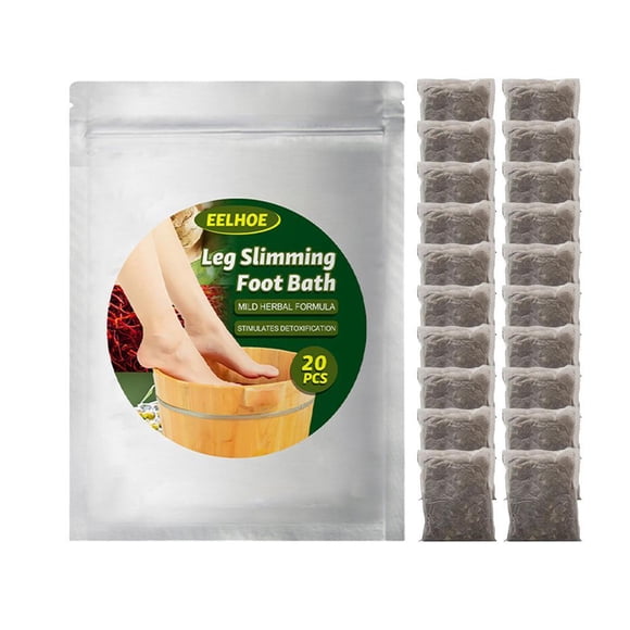 Lymphatic Drainage Ginger Foot Soak, Detoxification Promoting Detox Foot Soak for Home