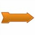 thumbnail image 3 of SignMission P-ARROW8-999692 Panneau Flèche Orange 24 Po., 3 of 4