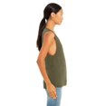 thumbnail image 3 of BELLA+CANVAS Débardeur Muscle Fluide pour Femmes, m, Olive Chiné, 3 of 3