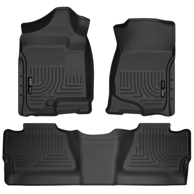 Husky Liners WeatherBeater Tapis de Sol pour Siège avant et 2e Rangée pour Chevy et GMC