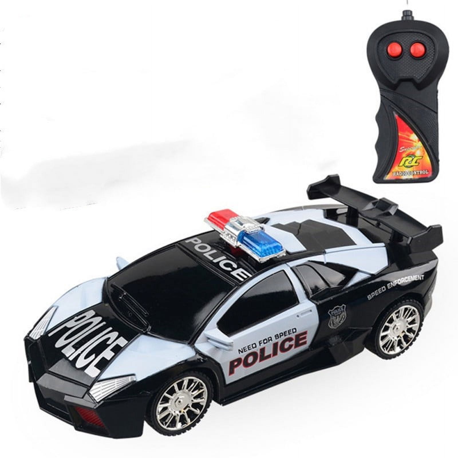 1:24 Electric Polices RC Cars 2 Channels Remote Control Car Toys For Boys Racing Car Gift
