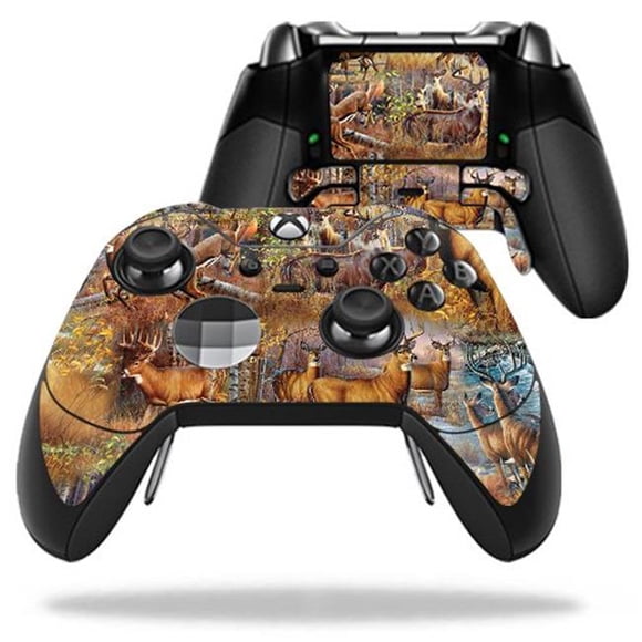 MightySkins MIELITECO-Deer Pattern Autocollant de Peau Enveloppant pour Manette Microsoft Xbox One Elite - Motif de Cerf