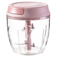 thumbnail image 1 of Hachoir Manuel à Ail Mini en Acier Inoxydable Portable Broyeur d'Oignons Hachoir Alimentaire, 1 of 10