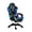 Noir & Bleu, variante sur Wingomart Chaise de Jeu Ergonomique avec Repose-Pieds, Chaise de Jeu à Dossier Haut en Similicuir avec Lumière DEL RVB et Accoudoirs Réglables Hauteur Réglable Pivotante