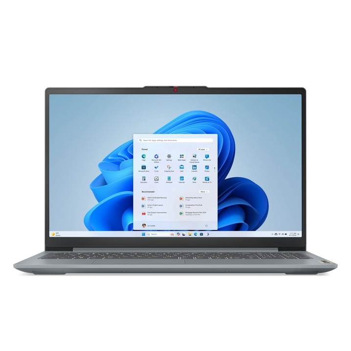 Lenovo IdeaPad Slim 3i 15.6" Laptop – Intel Processor N100, 4GB DDR5, 128GB SSD, FHD Display, Intel UHD Graphics, Wi-Fi 6, SD Card Reader, Windows 11 in S Mode, Arctic Grey
