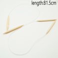thumbnail image 3 of Coofit 2PCS Circular Knitting Needle Professional Wooden Crochet Needle Yarn Tool, 3 of 10
