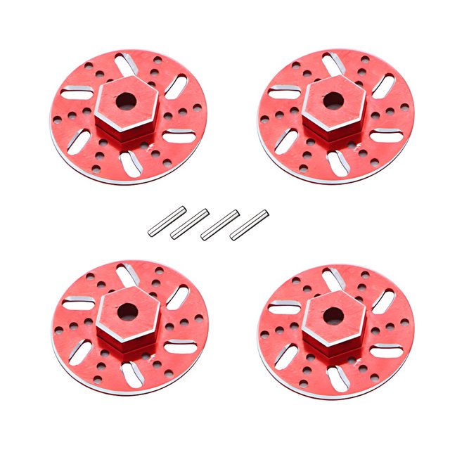 mmirethe Stronger Visual Effect Brake Disc For 1/16 SG1603 Drift Cars Wear-resistant Red