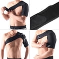 thumbnail image 2 of Shoulder Brace for Men and Women| Compression Support for Torn Rotator Cuff and Other Shoulder Injuries | Left Arm (Black), 2 of 7