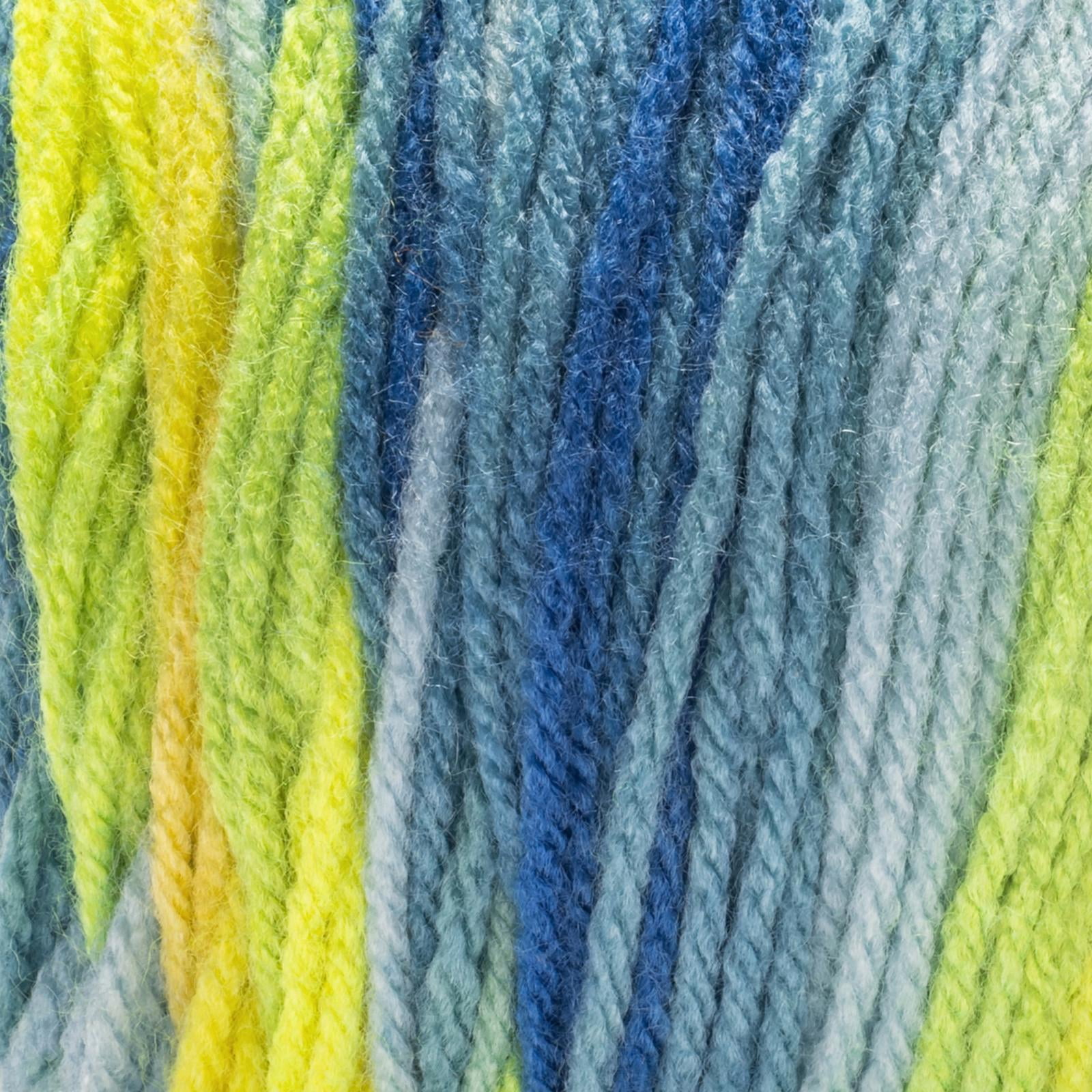 Red Heart® Super Saver Ombre™ #4 Worsted (Medium) Acrylic Yarn, Electric 10oz/283g 482 Yards