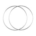 thumbnail image 2 of Elodie 2 Pieces Metal Floral Hoops Circle Versatile for Wedding Wreath DIY Birthday Diameter 50 cm, 2 of 8