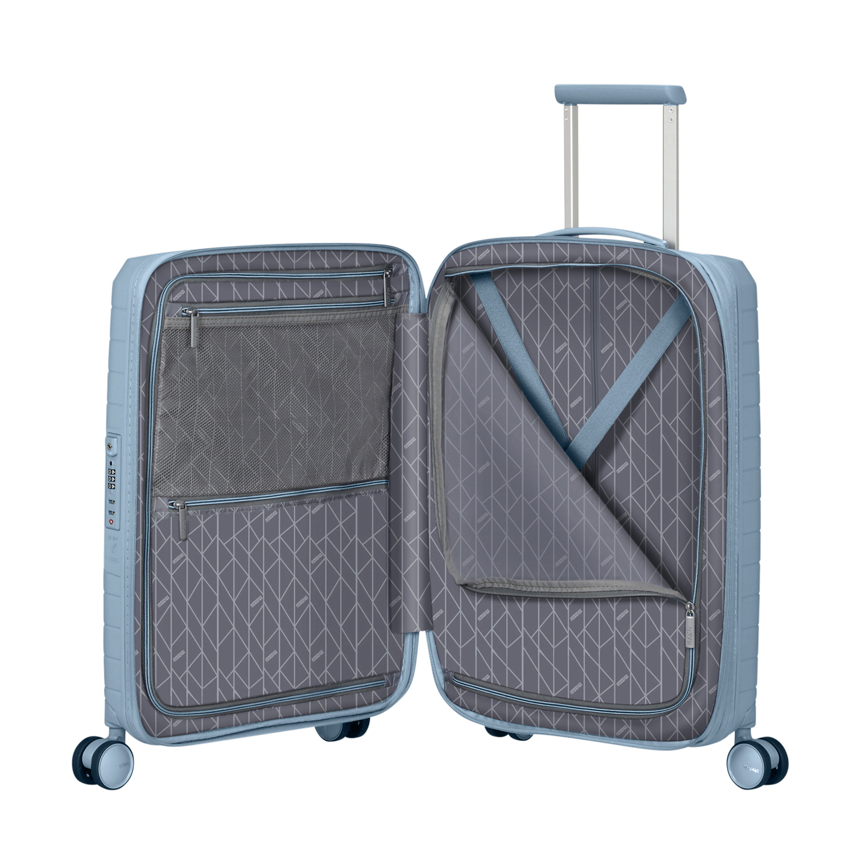 Bagage cabine à roulettes American Tourister FastForward – Bleu