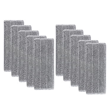 Renjiang Tampons pour Vadrouille à Vaporisation - Têtes de Vadrouilles Humides en Microfibre de Rechange Lavables Réutilisables Recharges Plates de Vadrouille Compatibles avec Toutes les Vadrouilles à Vaporisation pour Plancher et la Vadrouille Reveal, Lot de 10
