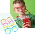 thumbnail image 3 of Graflsoa Color-Changing Fun Eyeglass Straws for Parties - Safe, Non-Toxic, and Perfect for Kids - Multiple Colors Available, 3 of 6