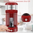 thumbnail image 3 of Gogokids Red Single Serve Coffee Maker with Permanent Filter, 3 of 7