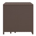 thumbnail image 3 of vidaXL Tables Gigognes 3 Pcs Rotin Poly Brun, 3 of 4