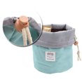 thumbnail image 2 of Cosmetic Bags Women Makeup Bags Drawstring Bucket Toiletry Bag Bathroom Storage Carry Cases Waterproof Make up Pouch Foldable Travel Cosmetic Organizer, 2 of 5