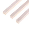 thumbnail image 3 of GUOOL Wooden Sticks Dowel Rod Square Balsa Wood Stick Block for Model Making Craft - 20 Pieces 150mm, 3 of 7