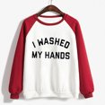 thumbnail image 5 of Nouveaux Hauts pour Femmes 2023 Grande Taille Mode Femme Manches Longues Col Rond Blouse Imprimée Automne Pull Décontracté Hauts Manches Longues pour Femmes, 5 of 5