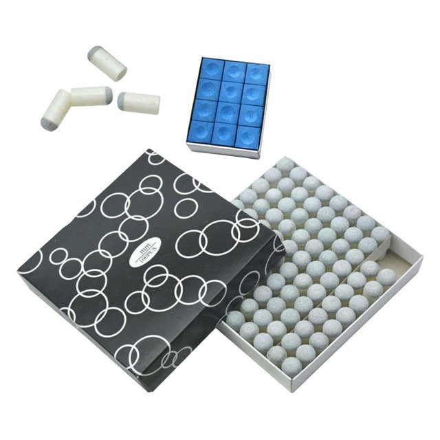 Lipstore 100 Pcs Embouts de Queue de Billard pour Joueurs Adultes 12 mm