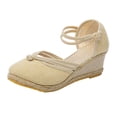 thumbnail image 1 of Sandales pour Femmes 2025 Sandales à Plateforme pour Femmes Sandales à Plateforme Sandales Compensées Mode Polyvalentes Sandales S pour Femmes Sandales Tressées à Boucle Respirantes Compensées Funky Monkey Sandales pour Femmes Sandales, 1 of 9