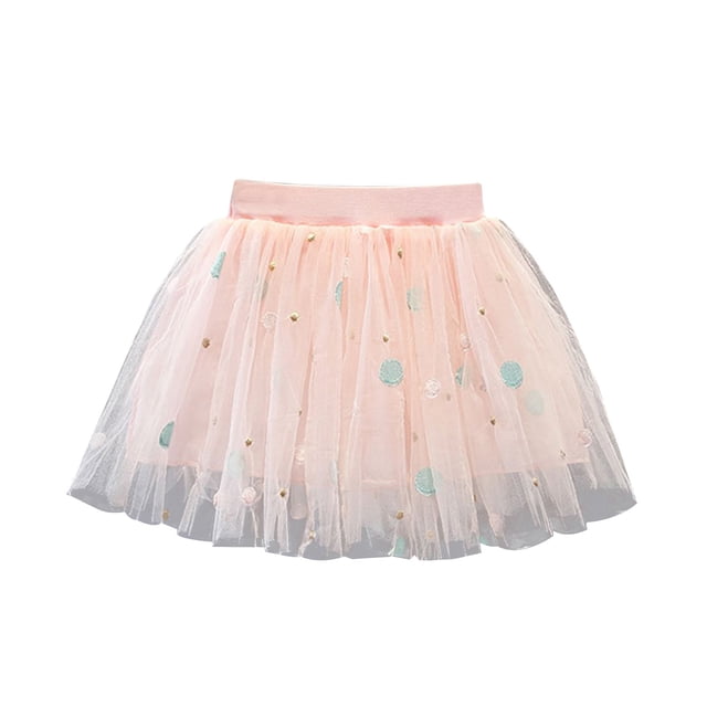 HBFAGFB Robes pour Filles Jupe Courte Été Mode Jupe Princesse Polyvalente Robe Mignonne Rose Taille 100