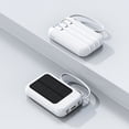 thumbnail image 1 of Ycandiee Power Bank, Solar Portable Charger, 20000mAh Power Bank Large Capacity Built in 3 Output and 1 Input Cables, Fast Charger Compatible with All Smart Phones and Devices, 1 of 6