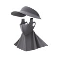 thumbnail image 2 of jinwen Sun Hat Face Cover Cap Earloop Women for Sightseeing Outdoor Activities Work Deep Gray, 2 of 9