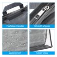 thumbnail image 4 of Unique Bargains Handbag Dust Bags, M Size PVC Dustproof Transparent Purse Protector, Gray, 4 of 5