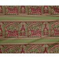 thumbnail image 4 of oneOone Polyester Lycra Fabric Ethnic Block Printed Fabric 1 Yard 56 Inch Wide, 4 of 4