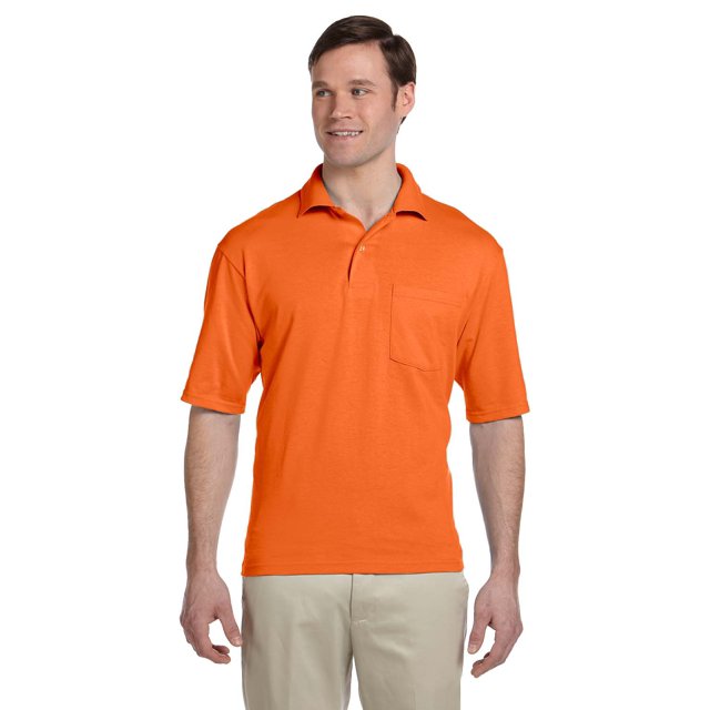 Jerzees Adult 5.6 oz. SpotShield Pocket Jersey Polo - 436P