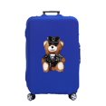 thumbnail image 1 of Luggage Cover Suitcase Protector Police Bear Print Thicken Elasticity Dust Cover Anti-Scratch Protective Set 18-32 Inch Trolley blue XL, 1 of 6