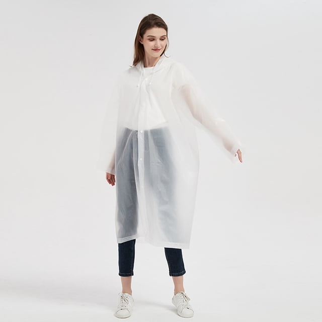 Imperméable de Pluie pour Adulte, Couleur Unie, Plein Air, Randonnée, Jour de Pluie, Voyage, Dérive