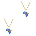 thumbnail image 4 of Maytalsory Lightweight And Comfortable Necklace Featuring Africa Map Pendant Statement Congo 2Set, 4 of 6