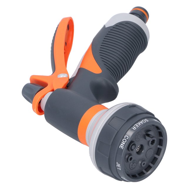 Fosa Garden Hose Nozzle Water Hose Nozzle Sprayer 8 Adjustable Patterns For Garden