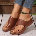 thumbnail image 4 of Mepaouo Platform Flip Flops for Women 2025 Comfortable Split Toe Arch Support Walking Dressy Sandals, 4 of 8
