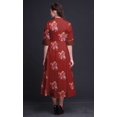 thumbnail image 4 of Bimba Robe à Manches Roulées pour Femmes à Imprimé Floral, Col Mandarin, Chemise Boutonnée - Très Petit, 4 of 5