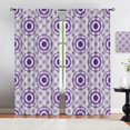thumbnail image 3 of Mandala Geometry Design Extra Long Blackout Curtains, Scattered Round Big and Small Decorative 2-Panel Window Drapes, Dust-Proof Easy to Clean Window Treatments for Bedroom Living Room-W42xL54in, 3 of 5