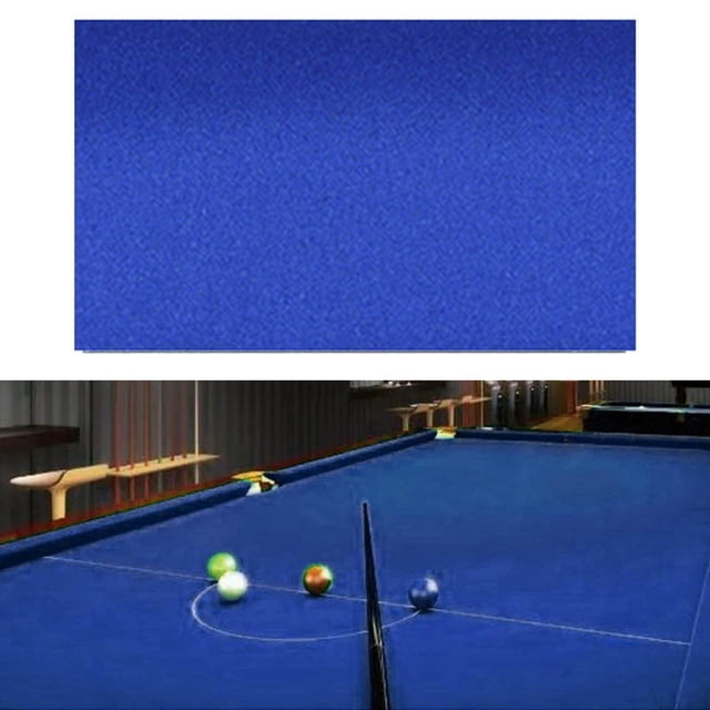 pitrice Professional Billiards Cloth Accessories Game Snooker Felt 2.8x1.45M Blue