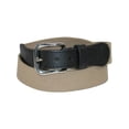 thumbnail image 1 of Boston Leather  Cotton Web Belt with Leather Tabs (Men's), 1 of 3