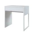 thumbnail image 3 of Mainstays Wood and Metal Desk, White, 3 of 7