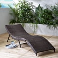 thumbnail image 1 of hometrends Belmont Wicker Folding Lounger, 1 of 7