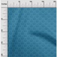 thumbnail image 2 of oneOone Polyester Spandex Medium Blue Fabric Asian Craft Projects Decor Fabric Printed By The Yard 56 Inch Wide, 2 of 4