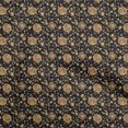 thumbnail image 1 of oneOone Viscose Chiffon Black Fabric Florals Dress Material Fabric Print Fabric By The Yard 42 Inch Wide, 1 of 4