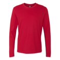 thumbnail image 1 of Next Level Cotton Long Sleeve Crew, XL, Red, 1 of 5