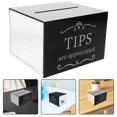 thumbnail image 2 of Miangastore Acrylic Tip Collection Box Black 1Pcs 5.9x4.9x3.9in, 2 of 8