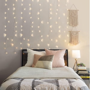 Merkury Innovations 4.2 ft W x 5 ft H Warm White Smart Wi-Fi Curtain Lights, 1-pack