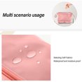 thumbnail image 4 of Travel Bags for Women Translucent Makeup Bag, Makeup Bag Set with Frosted Semi Transparent Zipper, Portable Travel Bag, Easy to Hang Makeup Bag Makeup Travel Bag, 4 of 9