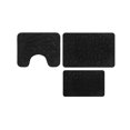 thumbnail image 2 of Vaidha Bathroom Rug Set Of 3 Memory Foam Bath Mat Toilet Mat Soft Absorbent Thick Rug Non-Slip Backing Universal Machine Washable, 2 of 3